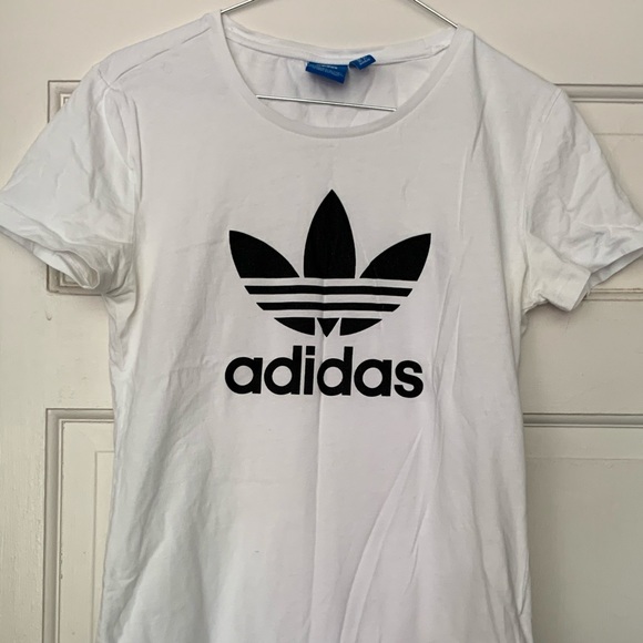 Adidas Boyfriend Trefoil Tee white Small - Picture 2 of 6